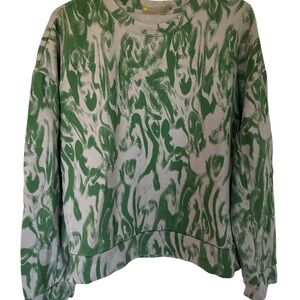Zella Green Myrtle Nova Print Sweatshirt